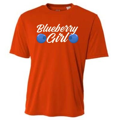 Blueberry Fruit Blueberry Gift Cooling Performance Crew T-Shirt