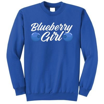 Blueberry Fruit Blueberry Gift Tall Sweatshirt