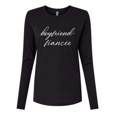 Boyfriend Fiance Womens Cotton Relaxed Long Sleeve T-Shirt