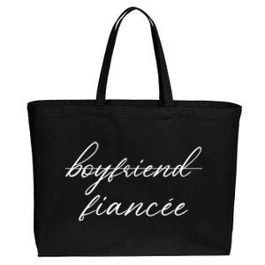 Boyfriend Fiance Cotton Canvas Jumbo Tote