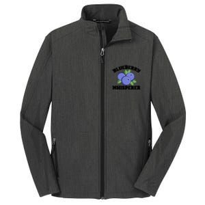 Blueberry Fruit Blueberry Whisperer Great Gift Core Soft Shell Jacket