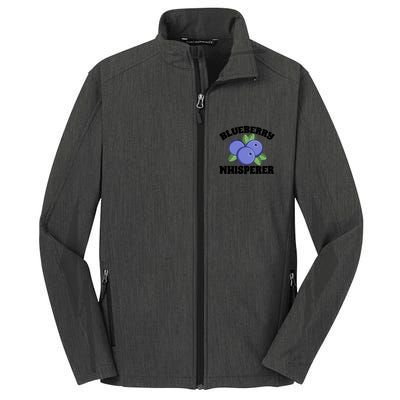 Blueberry Fruit Blueberry Whisperer Great Gift Core Soft Shell Jacket