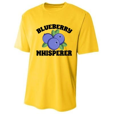 Blueberry Fruit Blueberry Whisperer Great Gift Performance Sprint T-Shirt