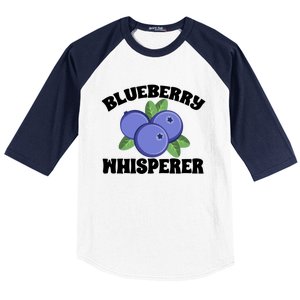 Blueberry Fruit Blueberry Whisperer Great Gift Baseball Sleeve Shirt