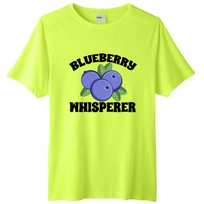 Blueberry Fruit Blueberry Whisperer Great Gift Tall Fusion ChromaSoft Performance T-Shirt