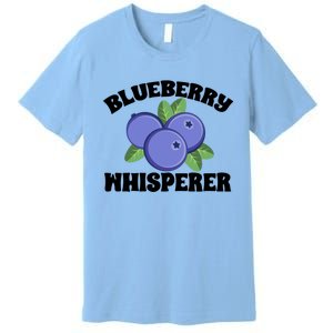 Blueberry Fruit Blueberry Whisperer Great Gift Premium T-Shirt