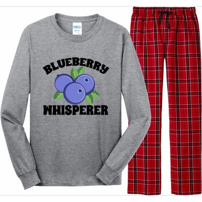 Blueberry Fruit Blueberry Whisperer Great Gift Long Sleeve Pajama Set