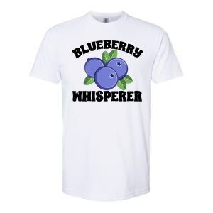 Blueberry Fruit Blueberry Whisperer Great Gift Softstyle CVC T-Shirt