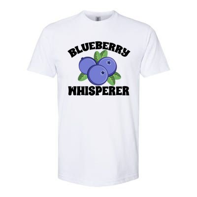 Blueberry Fruit Blueberry Whisperer Great Gift Softstyle CVC T-Shirt