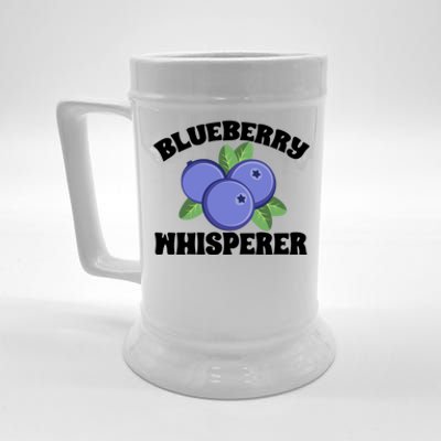 Blueberry Fruit Blueberry Whisperer Great Gift Beer Stein