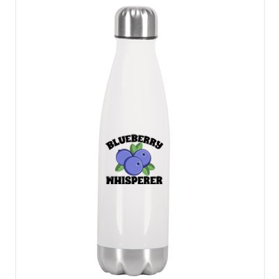 Blueberry Fruit Blueberry Whisperer Great Gift Stainless Steel Insulated Water Bottle