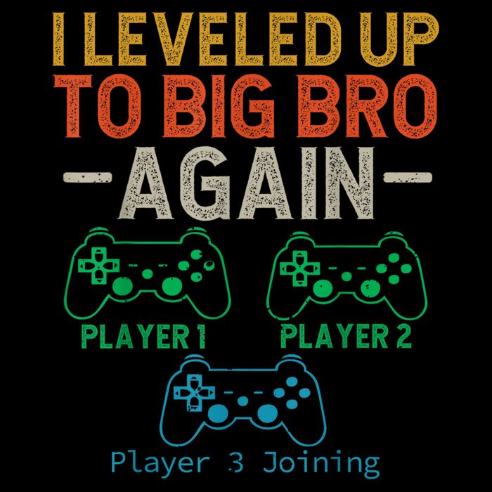 Big Funny Brother Est 2025 I Leveled To Brother Up Again Gift Announcement Cooling Performance Crew T-Shirt