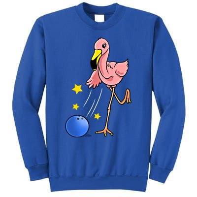 Bowling Flamingo Bowling Lover Gift Funny Gift Sweatshirt