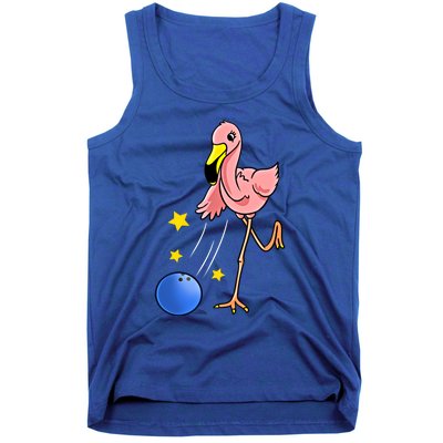 Bowling Flamingo Bowling Lover Gift Funny Gift Tank Top