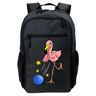 Bowling Flamingo Bowling Lover Gift Funny Gift Daily Commute Backpack