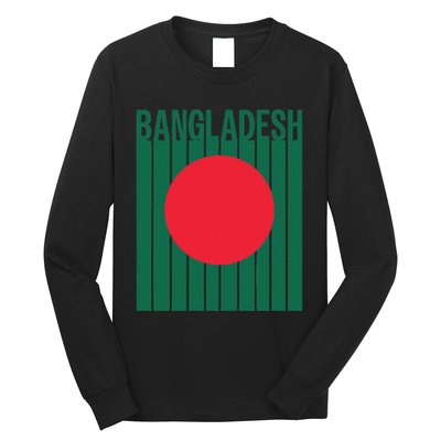 Bangladesh Flag Long Sleeve Shirt