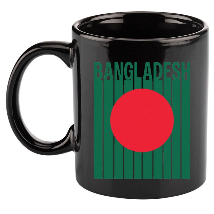 Bangladesh Flag 11oz C Handle Ceramic Mug