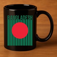 Bangladesh Flag 11oz C Handle Ceramic Mug