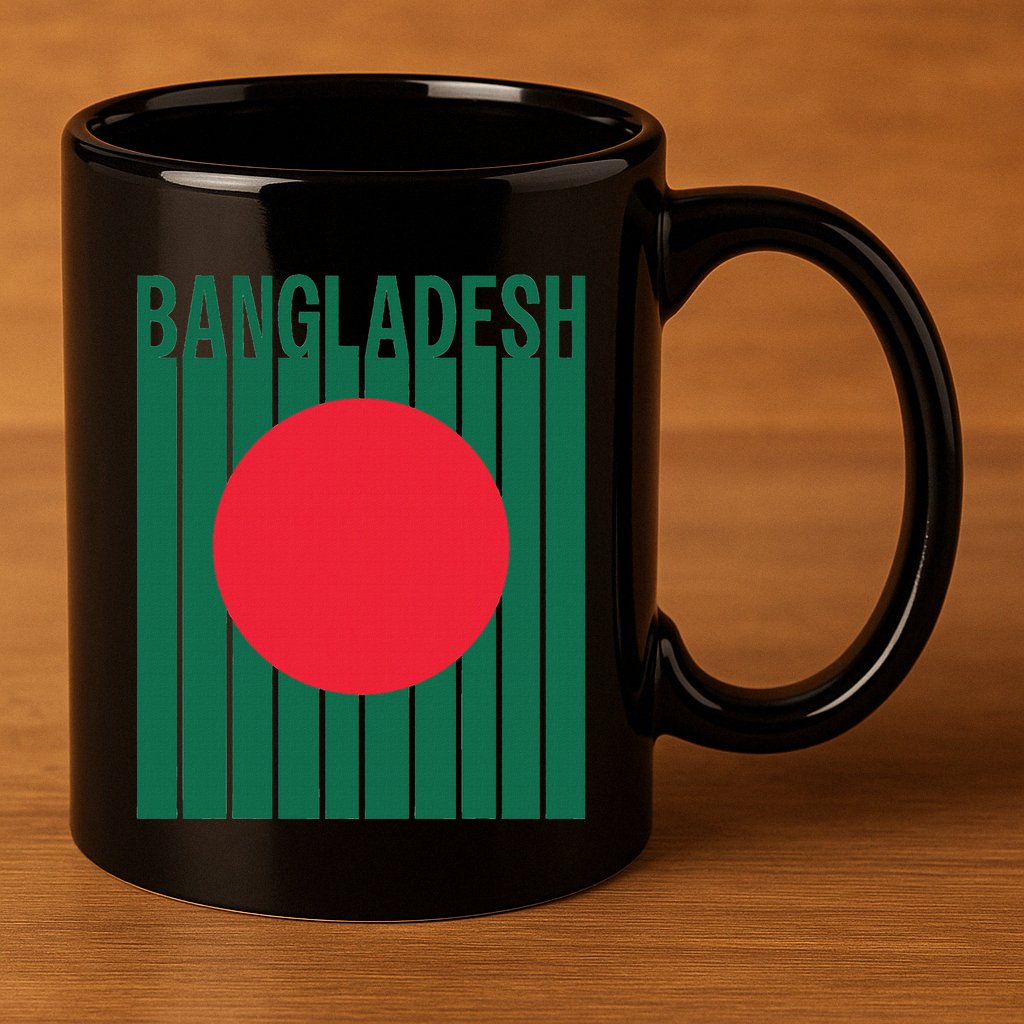 Bangladesh Flag 11oz C Handle Ceramic Mug
