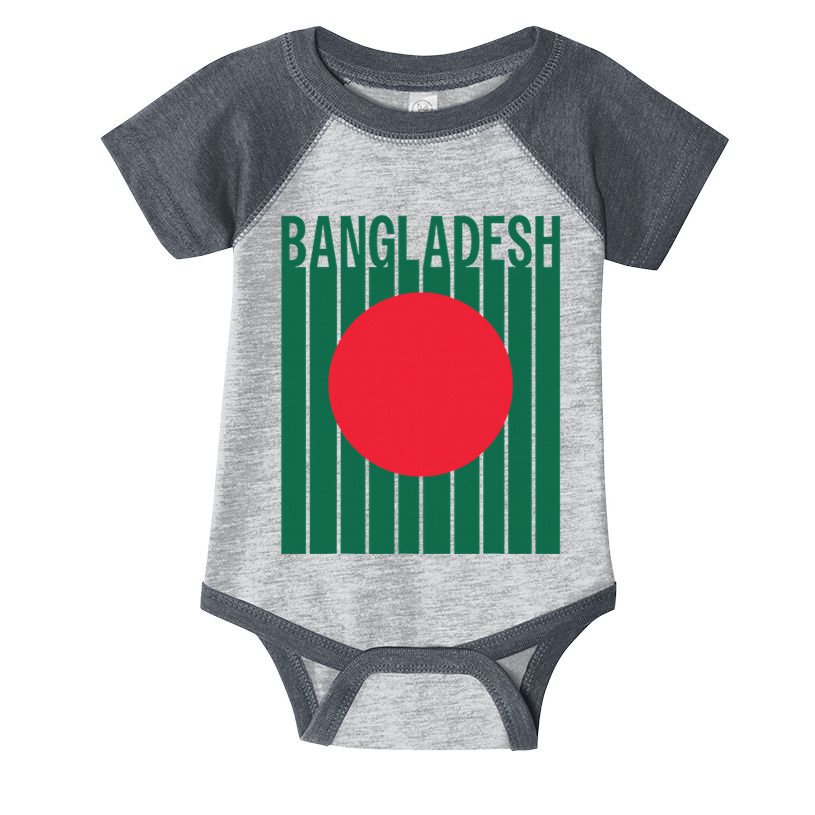 Bangladesh Flag Infant Baby Jersey Bodysuit