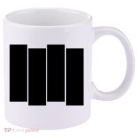 Black Flag 11oz C Handle Ceramic Mug