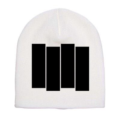Black Flag Short Acrylic Beanie