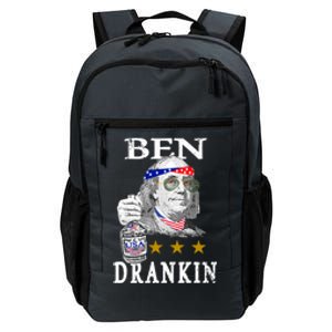 Benjamin Franklin Ben Drankin 4th Of July Usa Flag Cute Gift Daily Commute Backpack