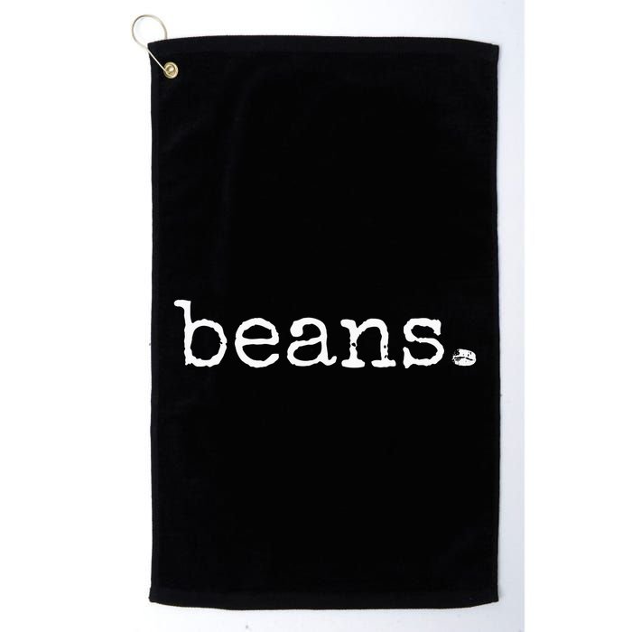 Beans Funny Barista Coffee Bean Espresso Bean Bean Lover Golf Towel