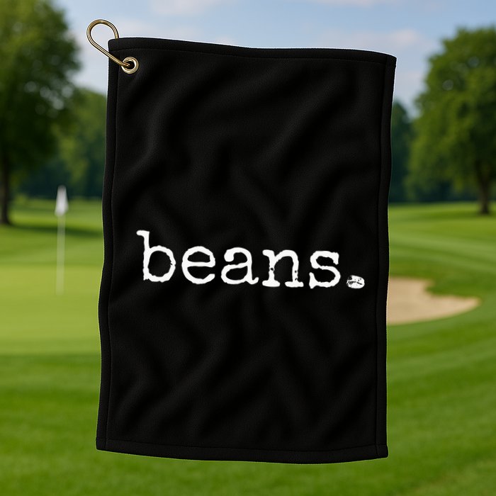 Beans Funny Barista Coffee Bean Espresso Bean Bean Lover Golf Towel