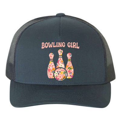 Bowling Funny Bowling Team Bowler Bowling Gift Yupoong Adult 5-Panel Trucker Hat