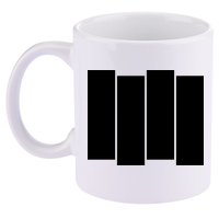 Black Flag Best Gift 11oz C Handle Ceramic Mug