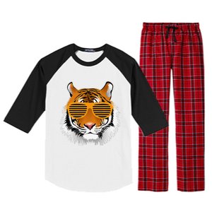 Birthday For Boy Cool Tiger Striped Animal Theme Party Raglan Sleeve Pajama Set