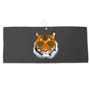 Birthday For Boy Cool Tiger Striped Animal Theme Party Large Microfiber Waffle Golf Towel