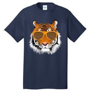 Birthday For Boy Cool Tiger Striped Animal Theme Party Tall T-Shirt