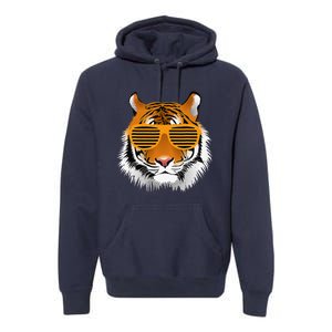 Birthday For Boy Cool Tiger Striped Animal Theme Party Premium Hoodie