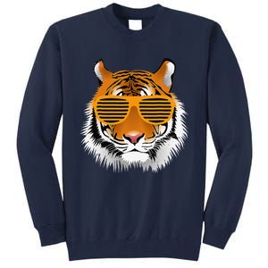 Birthday For Boy Cool Tiger Striped Animal Theme Party Tall Sweatshirt