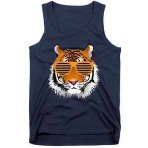 Birthday For Boy Cool Tiger Striped Animal Theme Party Tank Top