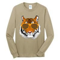 Birthday For Boy Cool Tiger Striped Animal Theme Party Tall Long Sleeve T-Shirt