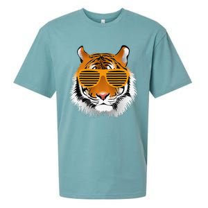 Birthday For Boy Cool Tiger Striped Animal Theme Party Sueded Cloud Jersey T-Shirt