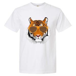 Birthday For Boy Cool Tiger Striped Animal Theme Party Garment-Dyed Heavyweight T-Shirt