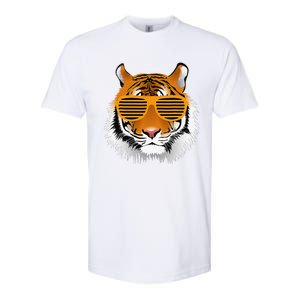 Birthday For Boy Cool Tiger Striped Animal Theme Party Softstyle CVC T-Shirt