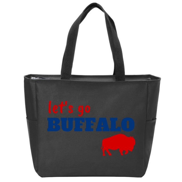 Buffalo Football Zip Tote Bag