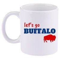 Buffalo Football 11oz C Handle Ceramic Mug