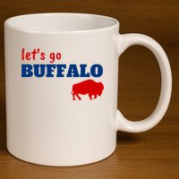 Buffalo Football 11oz C Handle Ceramic Mug