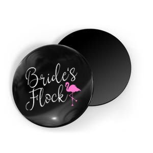 Brides Flock Bridal Party Flamingo Theme Bachelorette Party Magnet