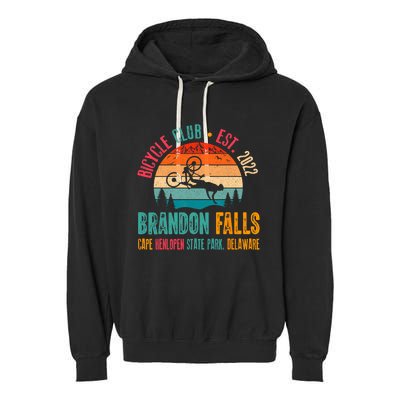 Brandon Falls Bicyle Club Retro Biden Bike Garment-Dyed Fleece Hoodie