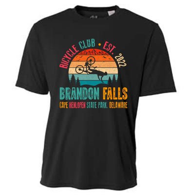 Brandon Falls Bicyle Club Retro Biden Bike Cooling Performance Crew T-Shirt