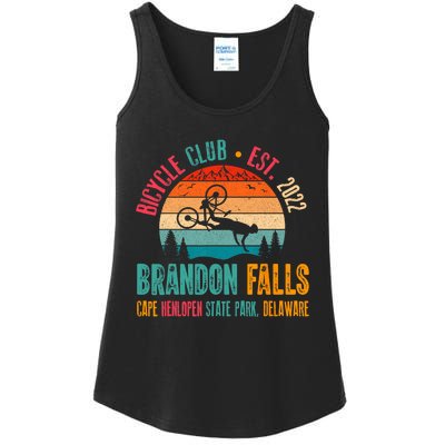 Brandon Falls Bicyle Club Retro Biden Bike Ladies Essential Tank