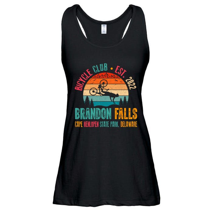 Brandon Falls Bicyle Club Retro Biden Bike Ladies Essential Flowy Tank