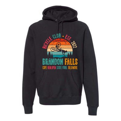 Brandon Falls Bicyle Club Retro Biden Bike Premium Hoodie